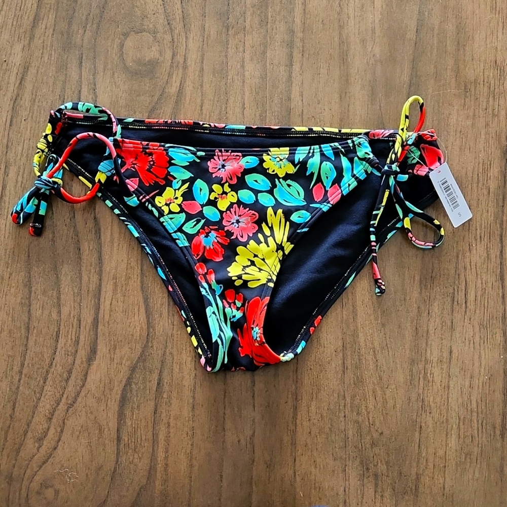 NWT Adore Me Floral Tie Bikini Bottom
